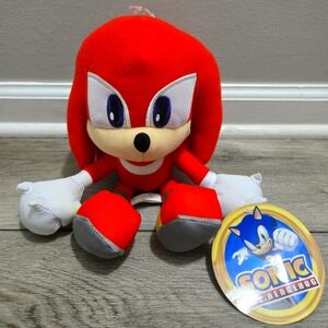 Sonic the Hedgehog Knuckles Plush 12”